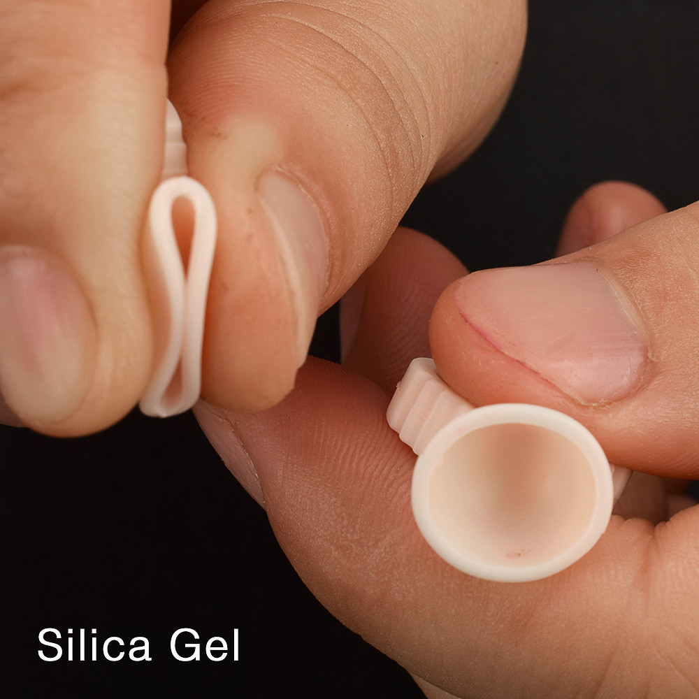 Eyelash Extension Permanent - Anillo de maquillaje permanente de silicona,