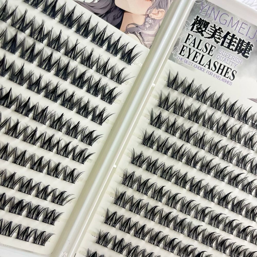 Eyelash Extension No 11 - 100/130/200 Racimos de Pestañas Postizas Negras