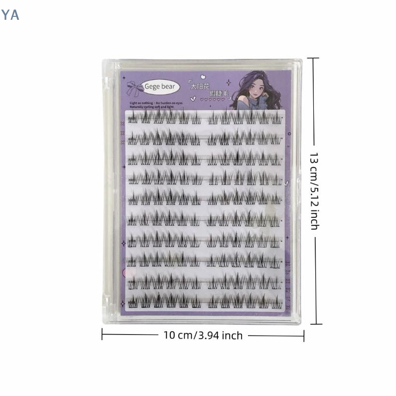 Eyelash Extension Natural - 【SA】【SA】Pestañas Postizas Sin Pegamento, Diseño Solar,