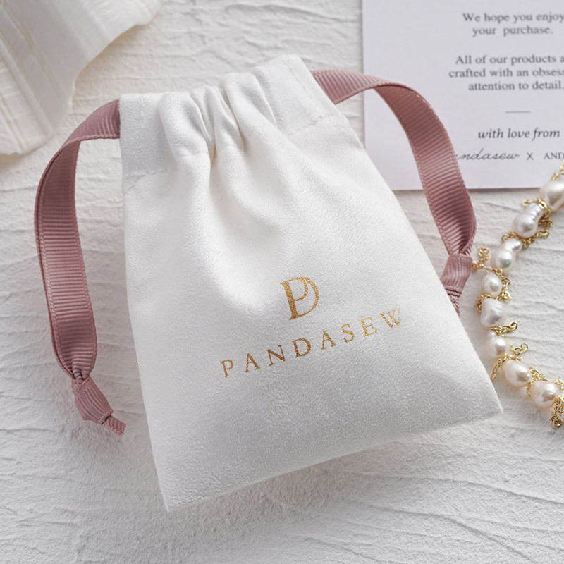 Eyelash Extension Logo - Bolsas de regalo de gamuza de