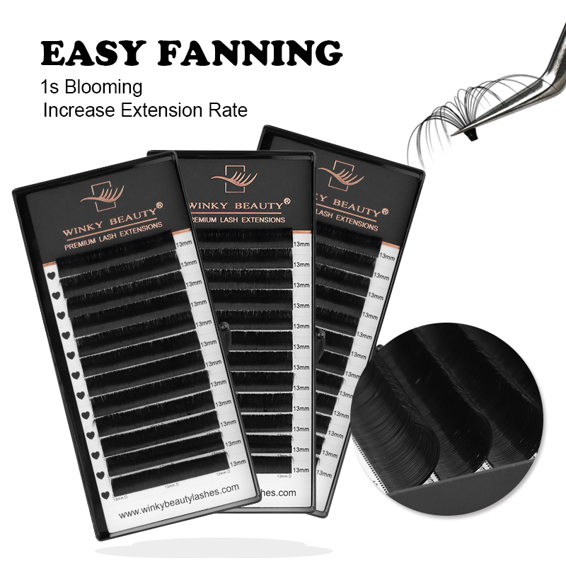 Mega Volume Lash - Winky Beauty-bandeja de pestañas Easy Fan,