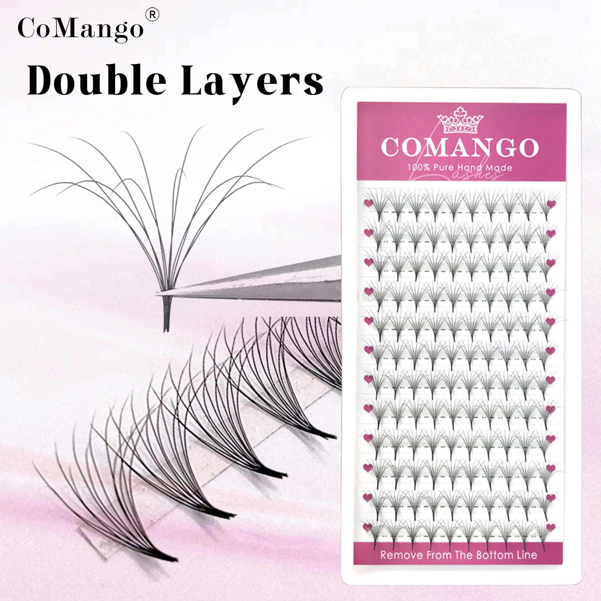 Mega Volume Lash - COMANGO bonito abanico de volumen prefabricado