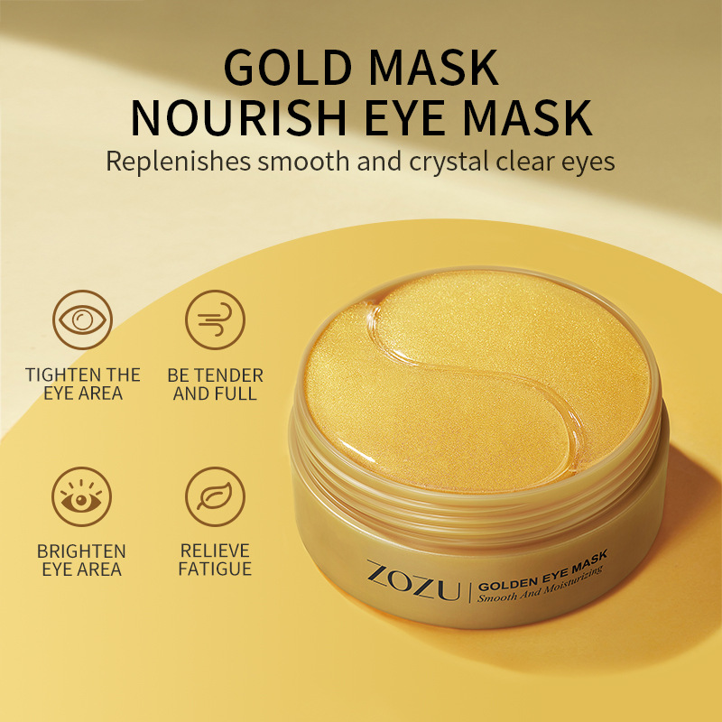 Eye Pad Collagen - Mascarilla hidratante para ojos, colágeno dorado,