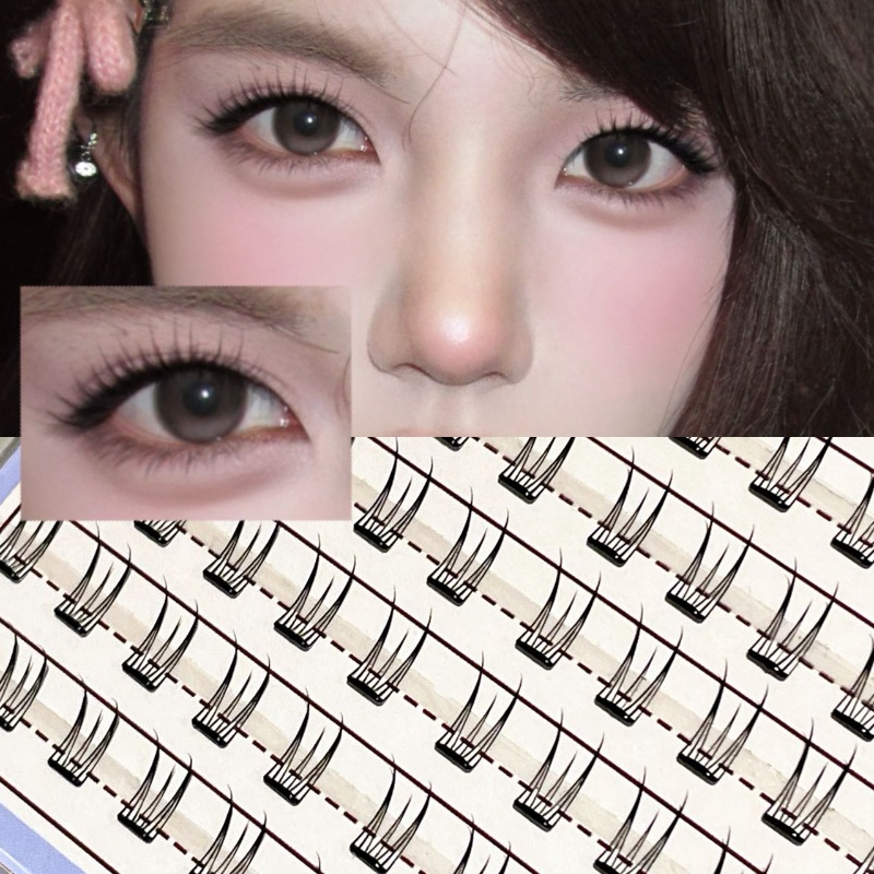 Eyelash Extension Natural - Pestañas Mixiaohe sin pegamento, finas y