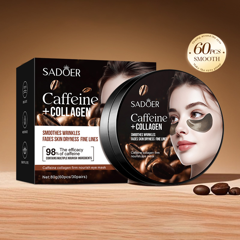 Eye Pad Collagen - 60 uds SADOER caféína cristal colágeno