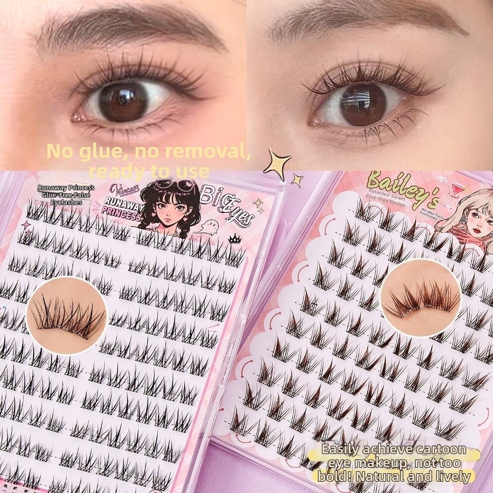 Eyelash Extension No 11 - 80 Racimos de Pestañas Postizas Autoadhesivas