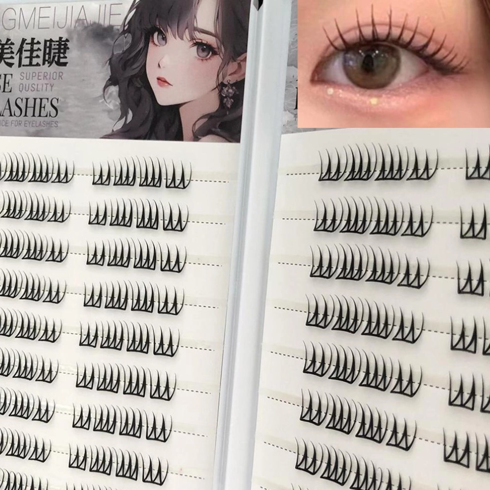 Eyelash Extension Korean Style - Pestañas postizas sin pegamento en forma