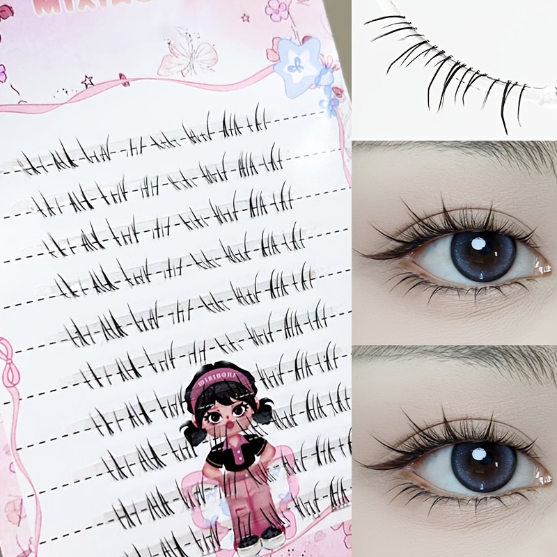 Eyelash Extension Natural - Pestañas Inferiores Mixiaohe Starry Manga, Base