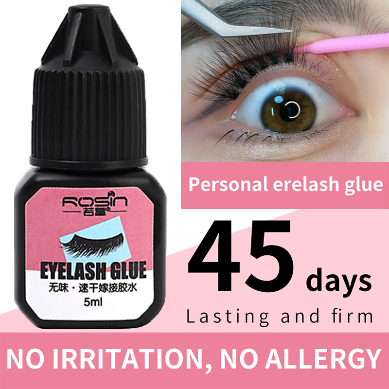 Eyelash Extension Permanent - Pegamento para extensión de pestañas negro,