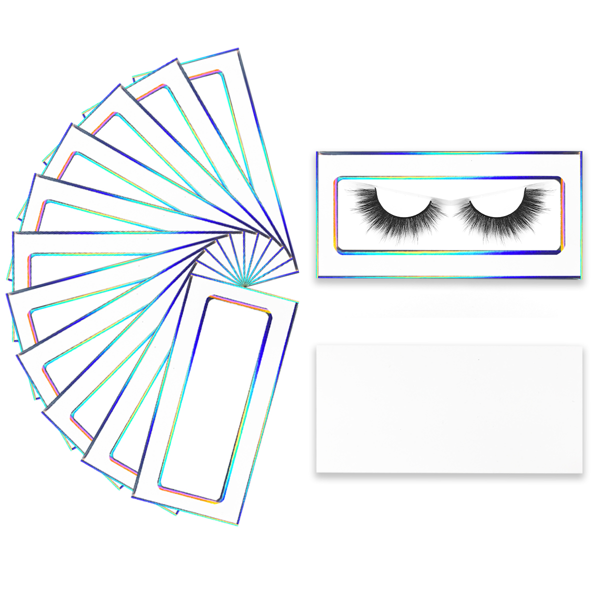Cajas para pestañas, embalaje  - Eyelash Extension Logo reseña y precio