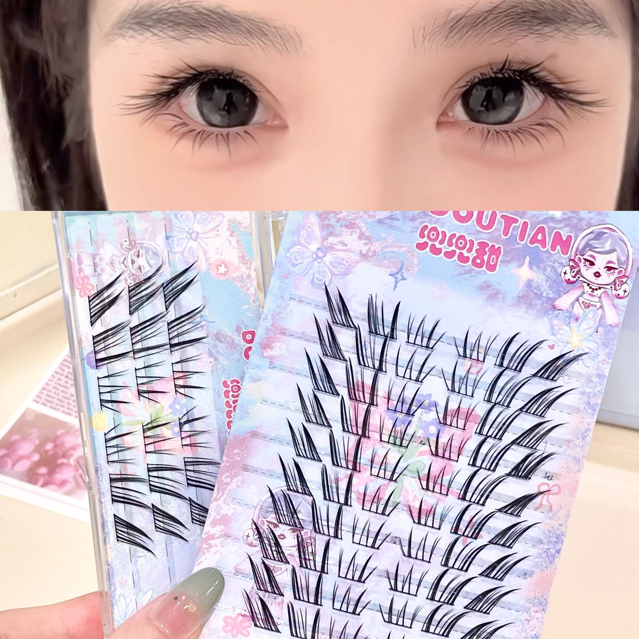 Pestañas Postizas Doudoutian C - Eyelash Extension Natural reseña y precio