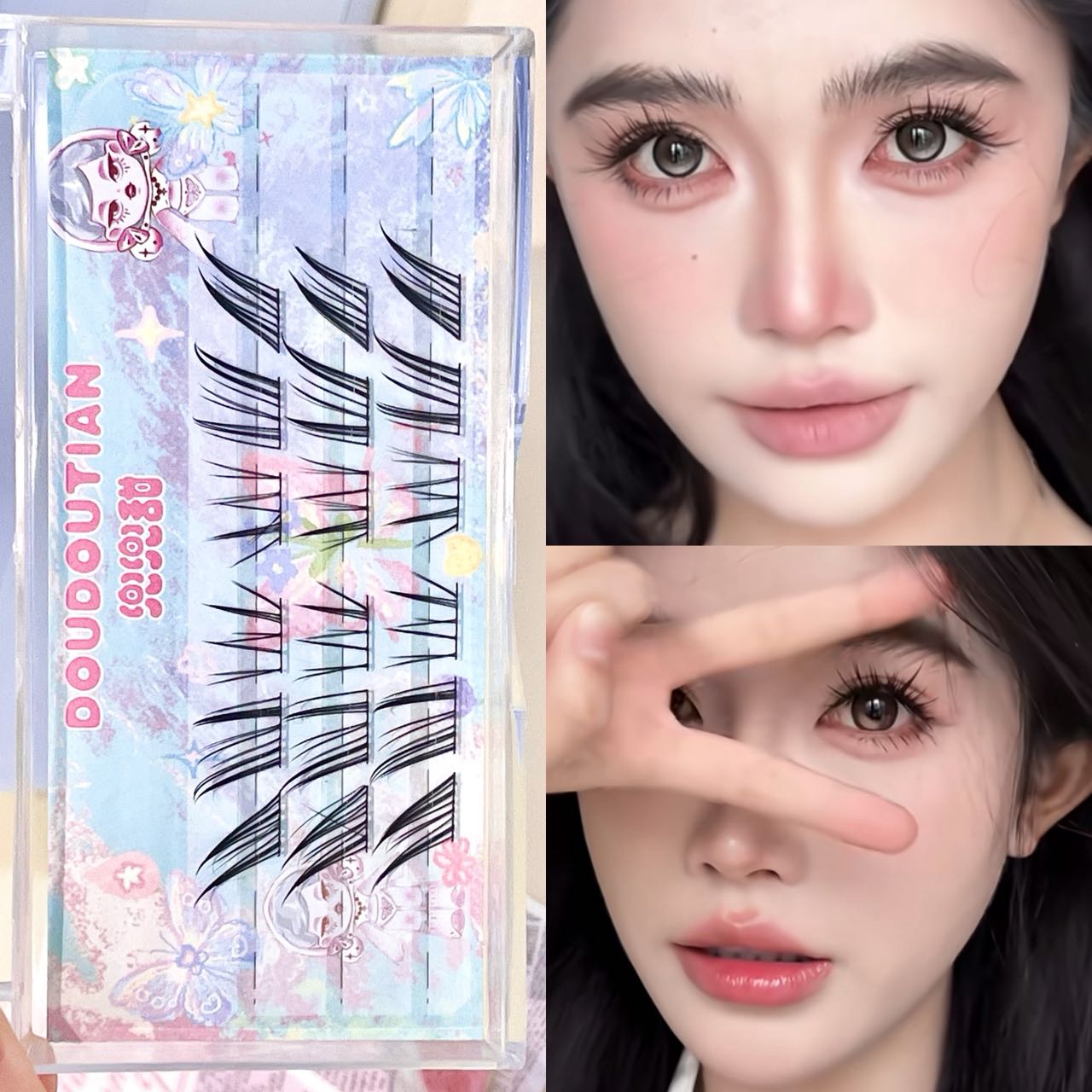 Pestañas Postizas Doudoutian C - Eyelash Extension Natural reseña y precio