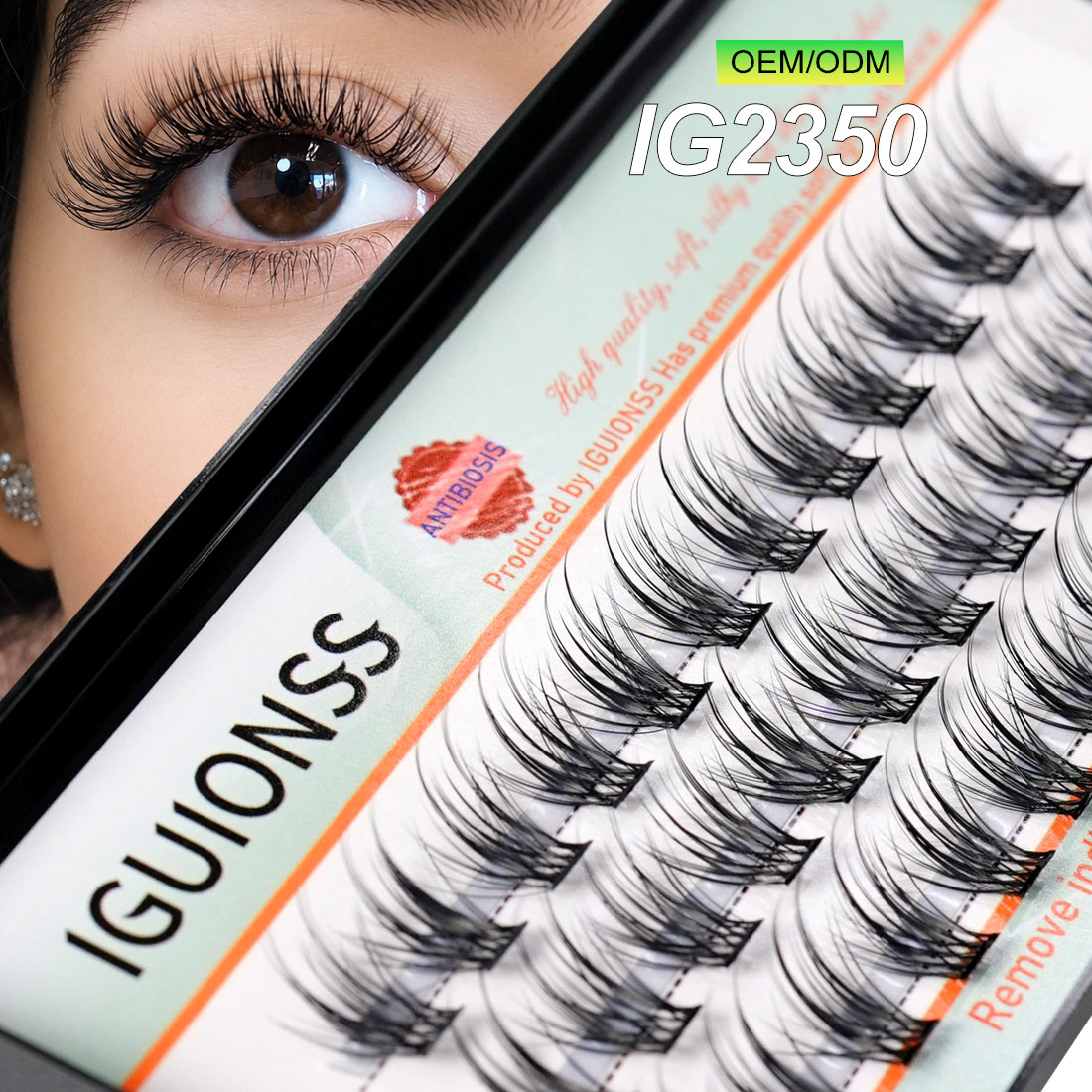 OEM ODM Pestañas en Grupos Ext - Eyelash Extension Logo reseña y precio