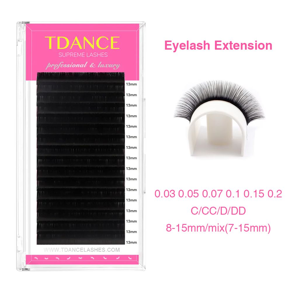 TDANCE extensión de pestañas 1 - Eyelash Extension Korean Style reseña y precio