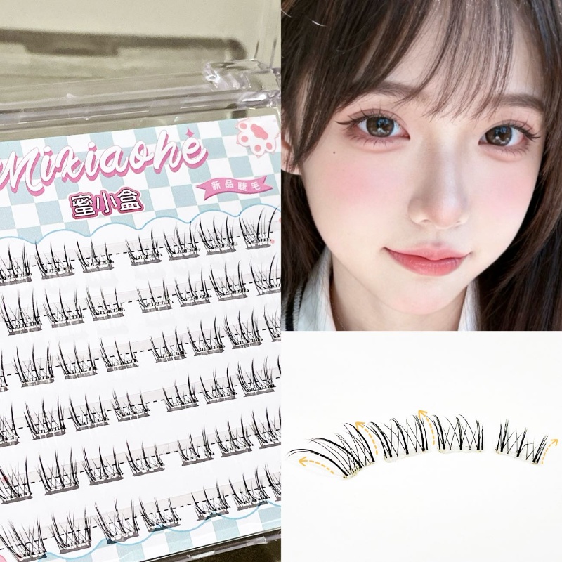 Pestañas Mixiaohe sin Pegament - Eyelash Extension Natural reseña y precio
