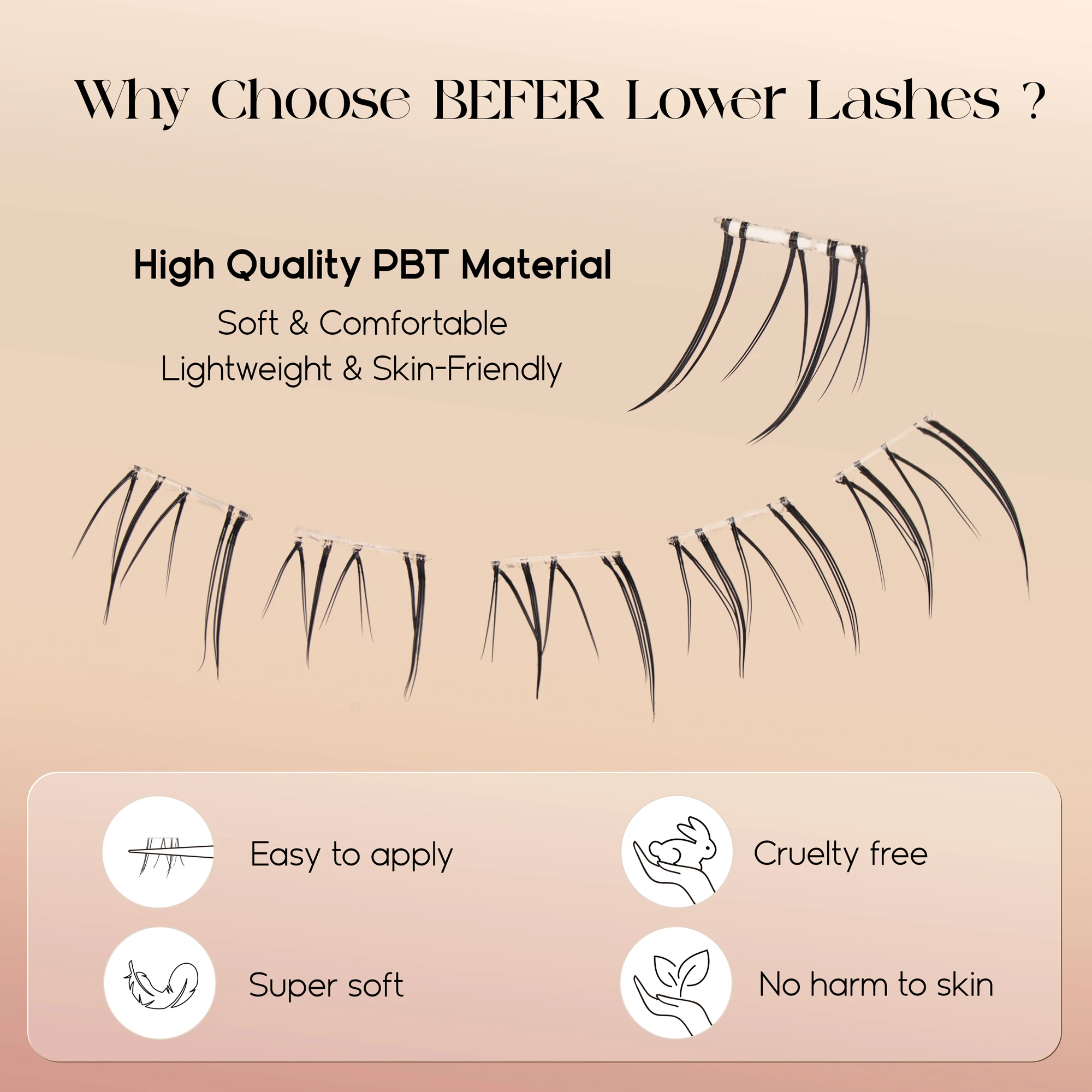 Pestañas Postizas Inferiores B - Eyelash Extension Natural reseña y precio