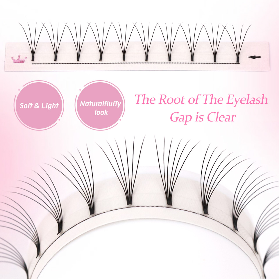 AGUUD suave Natural prefabrica - Eyelash Extension Russian reseña y precio