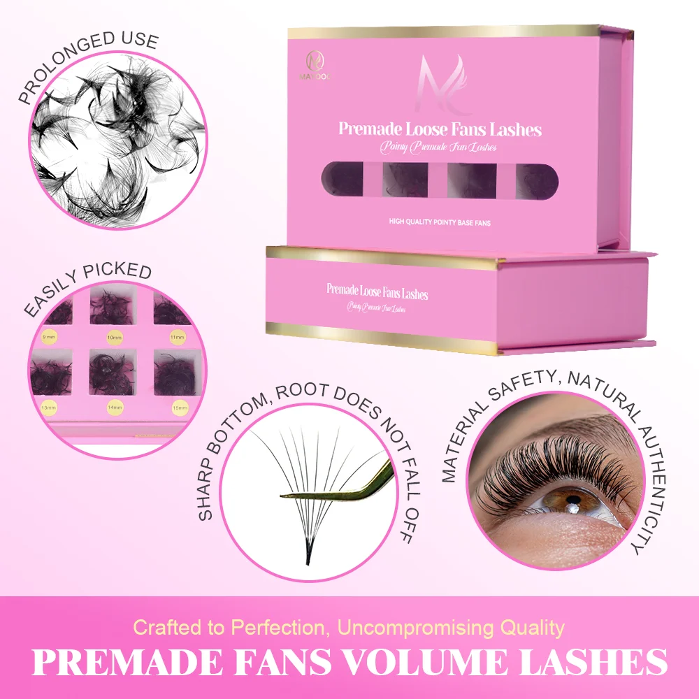 MAYOOC 800 Fans Pestañas Posti - Eyelash Extension Logo reseña y precio