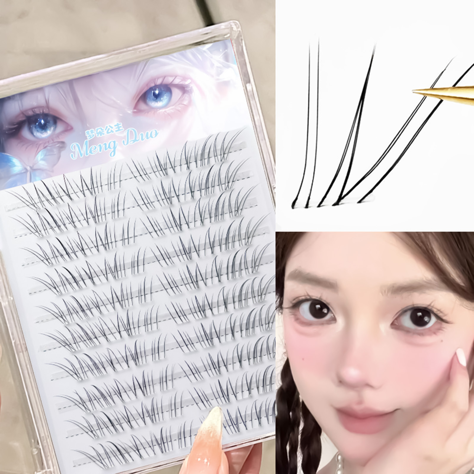 Pestañas postizas de estilo co - Eyelash Extension Korean Style reseña y precio