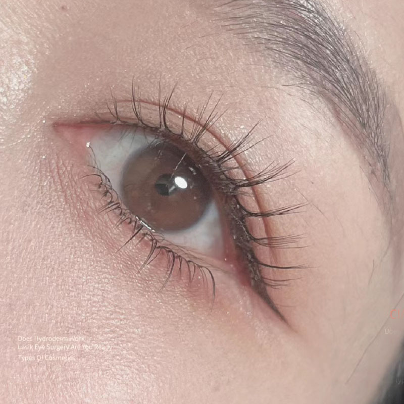 Pestañas postizas en forma de  - Eyelash Extension Korean reseña y precio