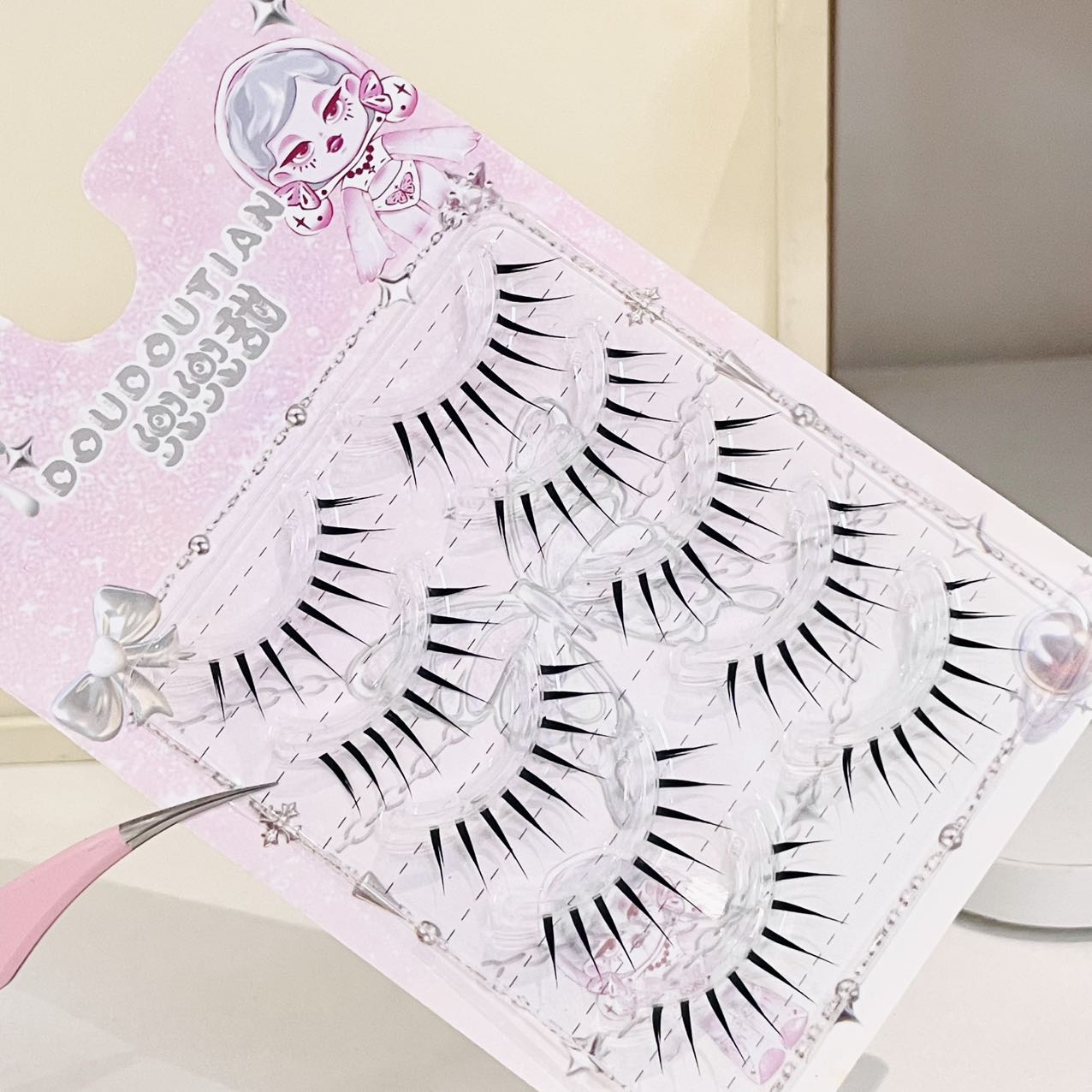 Pestañas Postizas Doudoutian c - Eyelash Extension Natural reseña y precio