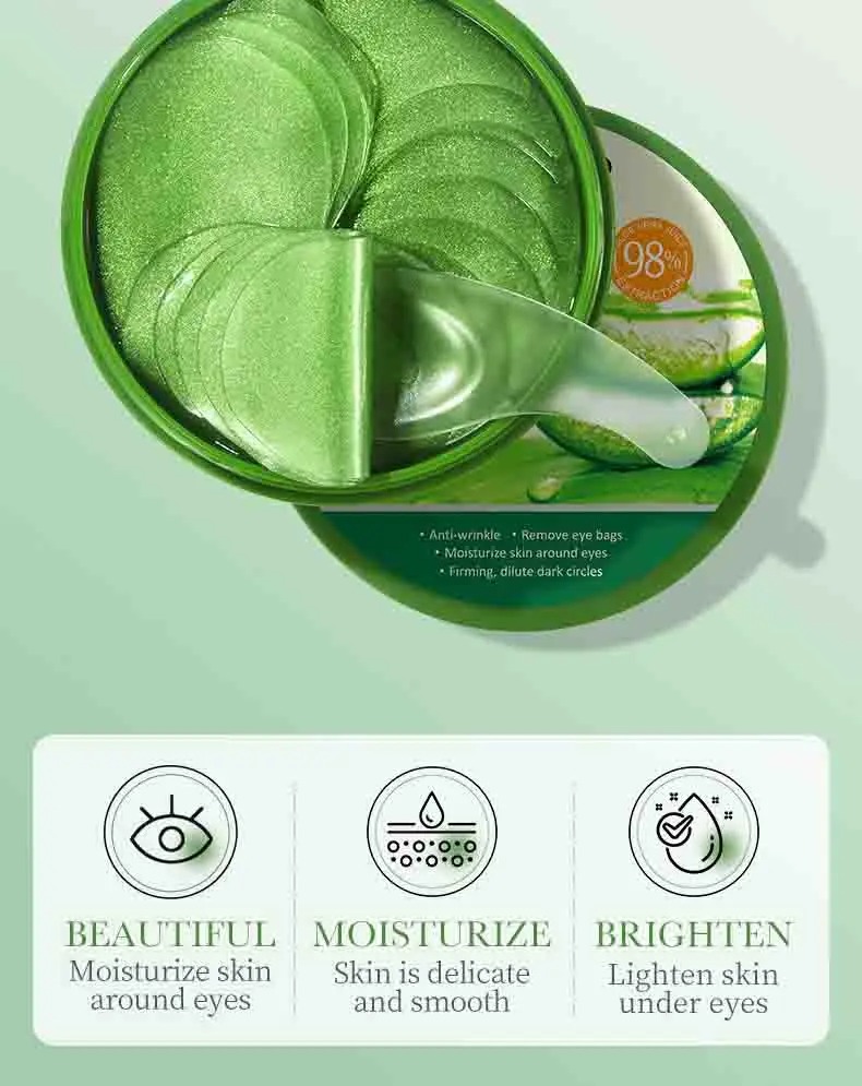 Mascarilla de colágeno de Aloe - Eye Pad Collagen reseña y precio