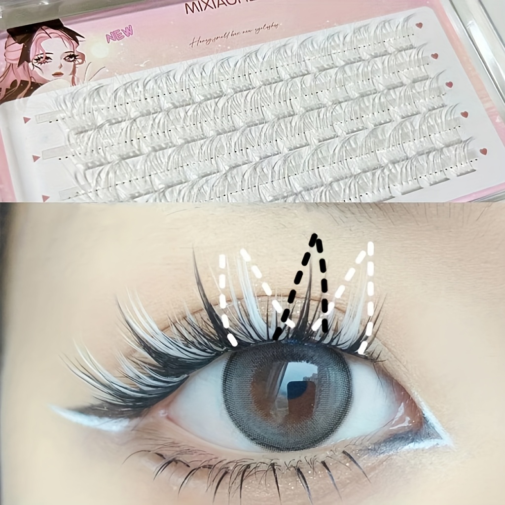 Pestañas Mixiaohe Coloridas, 6 - Eyelash Extension Natural reseña y precio