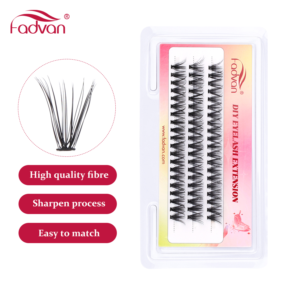 FADVAN 3 filas C Curl 10D/20D/ - Eyelash Extension Permanent reseña y precio