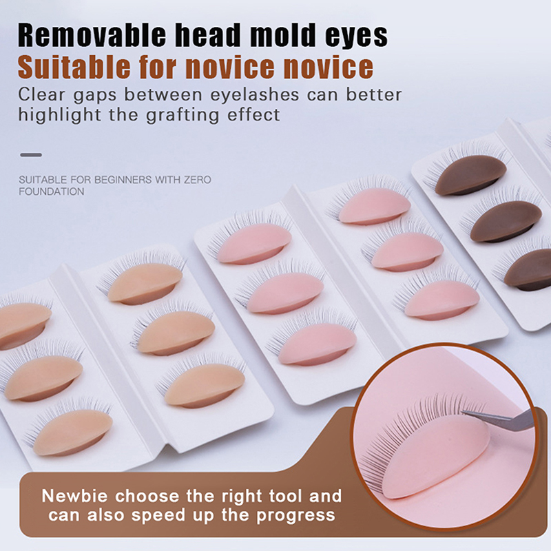 3 par/set de reemplazo de exte - Eyelash Extension Model reseña y precio