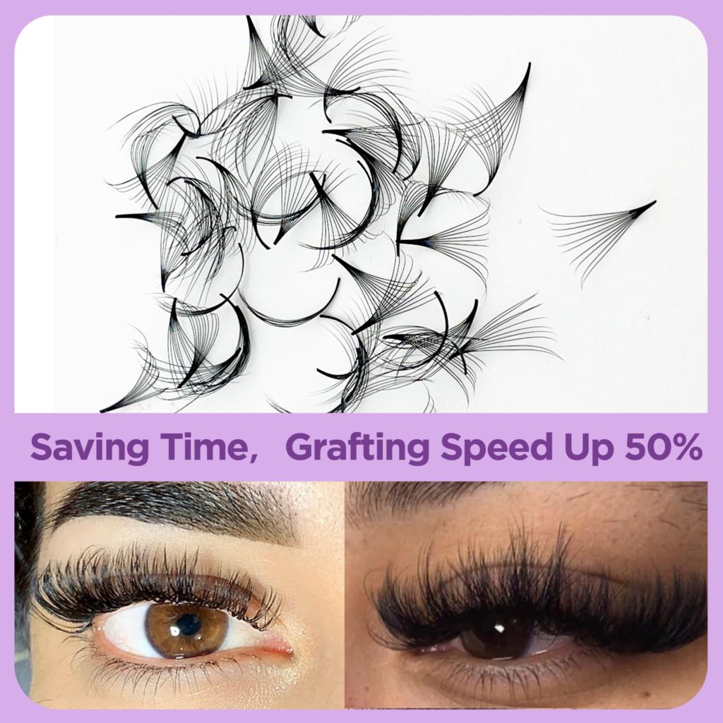 Pestañas prefabricadas Tbestt  - Eyelash Extension Russian reseña y precio