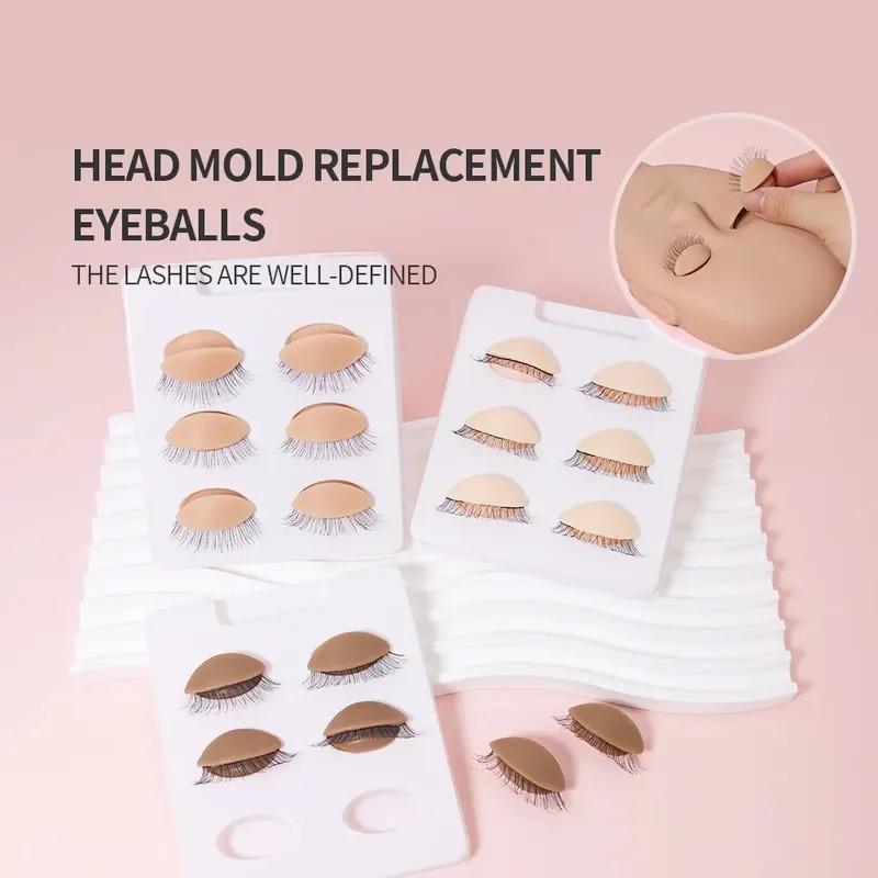 3 par/set de reemplazo de exte - Eyelash Extension Model reseña y precio